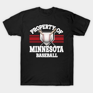 Proud Name Minnesota Graphic Property Vintage Baseball T-Shirt